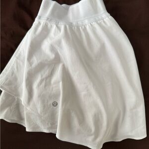 lululemon athletica Classic White Skater Skirt